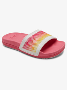Roxy “RG Slippy LX” Pink Ombré Slides : Size 11 to 2