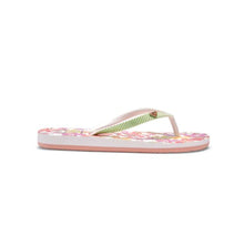 Load image into Gallery viewer, Roxy Girls “Pebbles” Flower Print Flip Flops : Size 13 to 4
