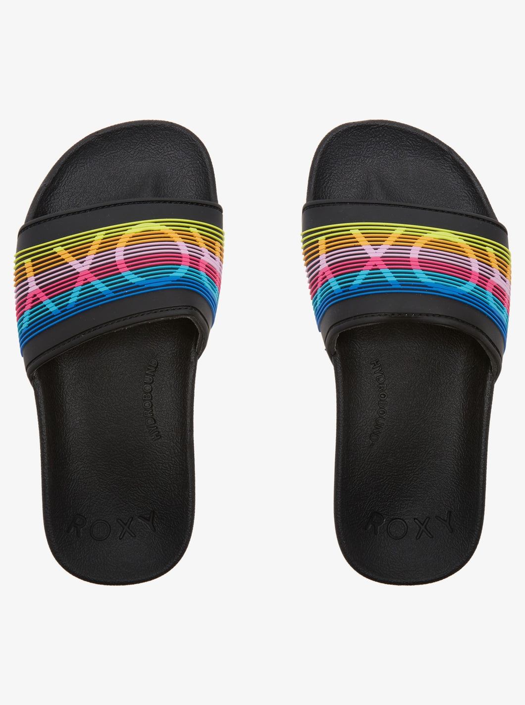 Roxy “Slippy LX Comfy” Slides : Size 2 to 5