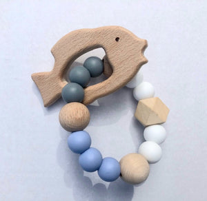 Gentle Gems Teething Rattles  Made in BC: 3 STYLES to Choose From