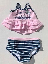 Load image into Gallery viewer, Baby Girls I am a Mermaid 2 Piece Swimsuit
