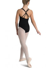 Load image into Gallery viewer, Danshuz Criss Cross Black Dance Leotard : Sizes 6x to 14 (style # 2451C)
