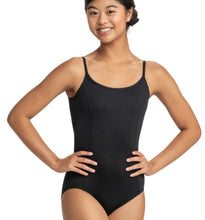 Load image into Gallery viewer, Ainsliewear Girl&#39;s Navy Leotard with Princess Straps and Scoop Back : (Aw101)

