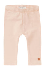 Load image into Gallery viewer, Noppies Baby Organic Cotton Leggings in Soft Peach : Sizes NB to 18m
