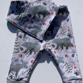 Coast Kids Locally Made Wilderness Travel Print Legging Infant to 4T