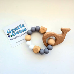 Gentle Gems Teething Rattles  Made in BC: 3 STYLES to Choose From