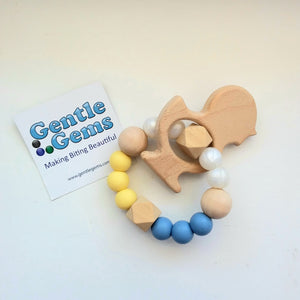 Gentle Gems Teething Rattles  Made in BC: 3 STYLES to Choose From