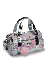 Load image into Gallery viewer, Danshuz Opalescent Sequin Duffle Bag
