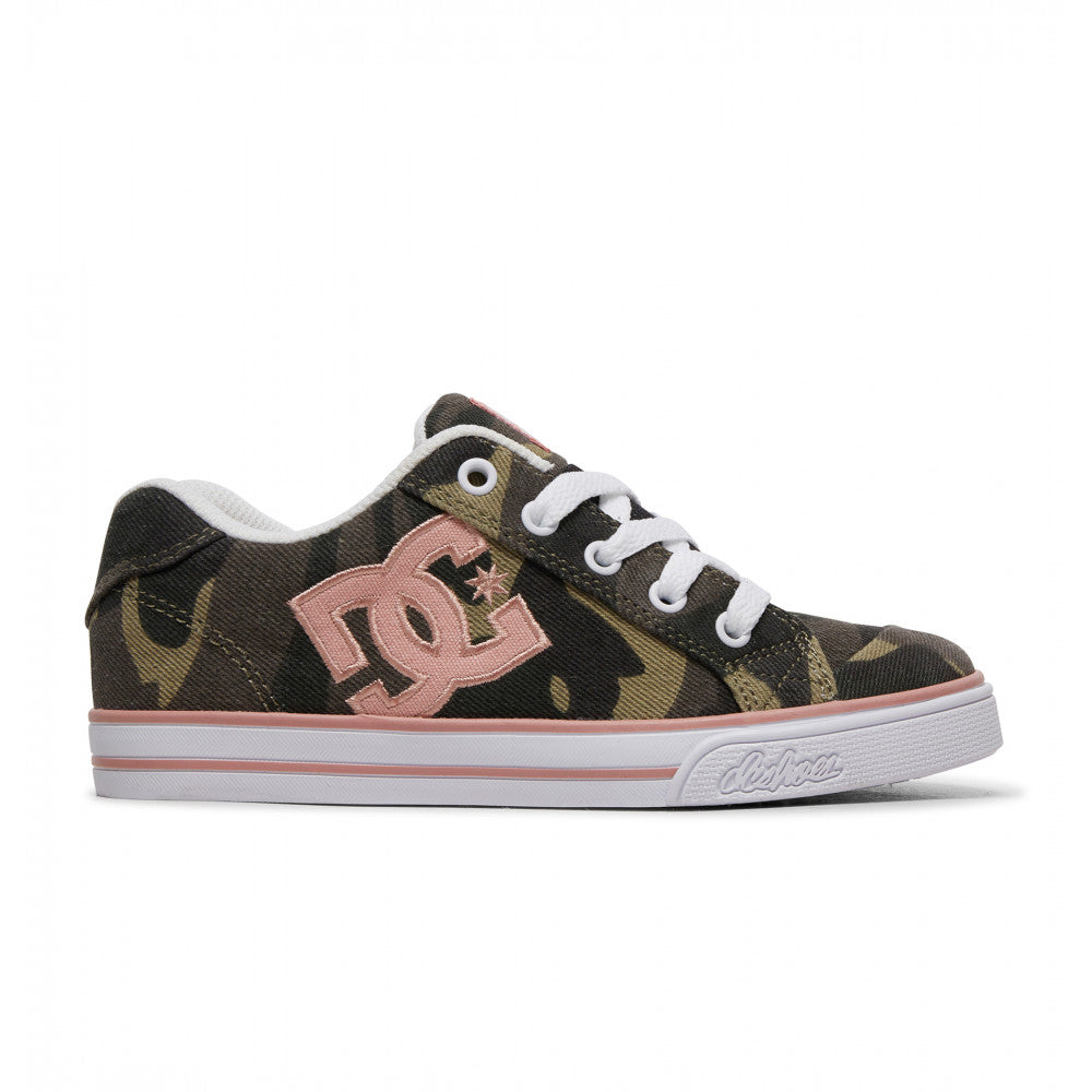 DC Chelsea Camo Runners Sizes Toddler 10 to Youth 7