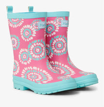 Load image into Gallery viewer, Hatley Painted Mandalas Matte Rain Boots : Size Toddler 4 to Junior 3
