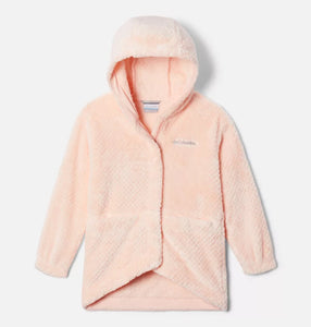 Columbia Sportswear Girls Fire Side Sherpa Long Jacket In Peach Blossom Orchid Size XS and S