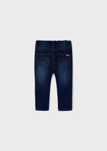 Load image into Gallery viewer, Mayoral Baby Girls Jeans In Colour Superoscur (Dark Navy) : Size 6m to 24m
