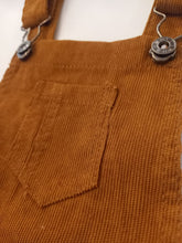 Load image into Gallery viewer, MID Girls Corduroy Jumper in Brown Sugar: Sizes 2 to 8
