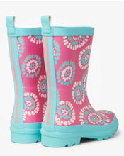 Load image into Gallery viewer, Hatley Painted Mandalas Matte Rain Boots : Size Toddler 4 to Junior 3
