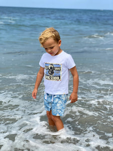 Me & Henry Chambray Surfer Shorts : Size 2/3 to 7/8 Years