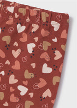 Load image into Gallery viewer, Mayoral Girls Pink Heart Leggings: Size 3 to 8
