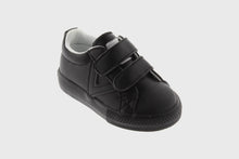 Load image into Gallery viewer, Victoria Black Vegan Leather Baby Boy Slip On Sneakers
