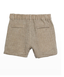 Me & Henry Cotton Gauze Shorts in Sand : Size 7/8 to 16 Years
