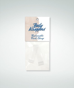 Body Wrappers Clear Replaceable Straps for Bra or Bodyliner