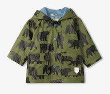 Load image into Gallery viewer, Hatley Wild Bears Baby Raincoat : Size 9M to 24M
