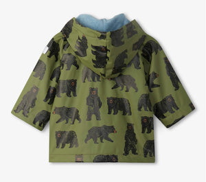 Hatley Wild Bears Baby Raincoat : Size 9M to 24M