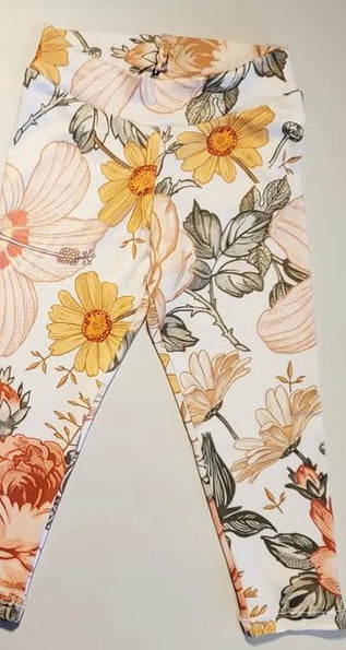 Whisk Boutique “Bonny” Floral Leggings : Size 2 to 8 Years