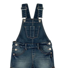 Load image into Gallery viewer, Silver Jeans Co Girls Denim Shortie Overalls
