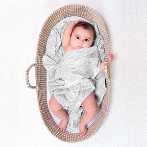 Aden + Anais Snuggle Knit Swaddle Blanket in Zebra Plant