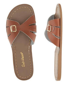 Saltwater Sandals Tan Classic Slides