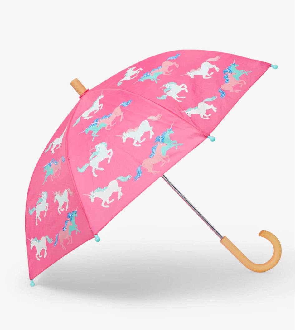 Hatley Frolicking Unicorns Umbrella (Color Change!)