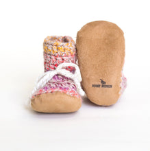 Load image into Gallery viewer, Huddy Buddies Unicorn Knitted Baby Shoes: Sizes 0M to 2Y
