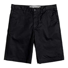 Load image into Gallery viewer, DC Youth Worker Straight Shorts in Black: Sizes 8 to 16

