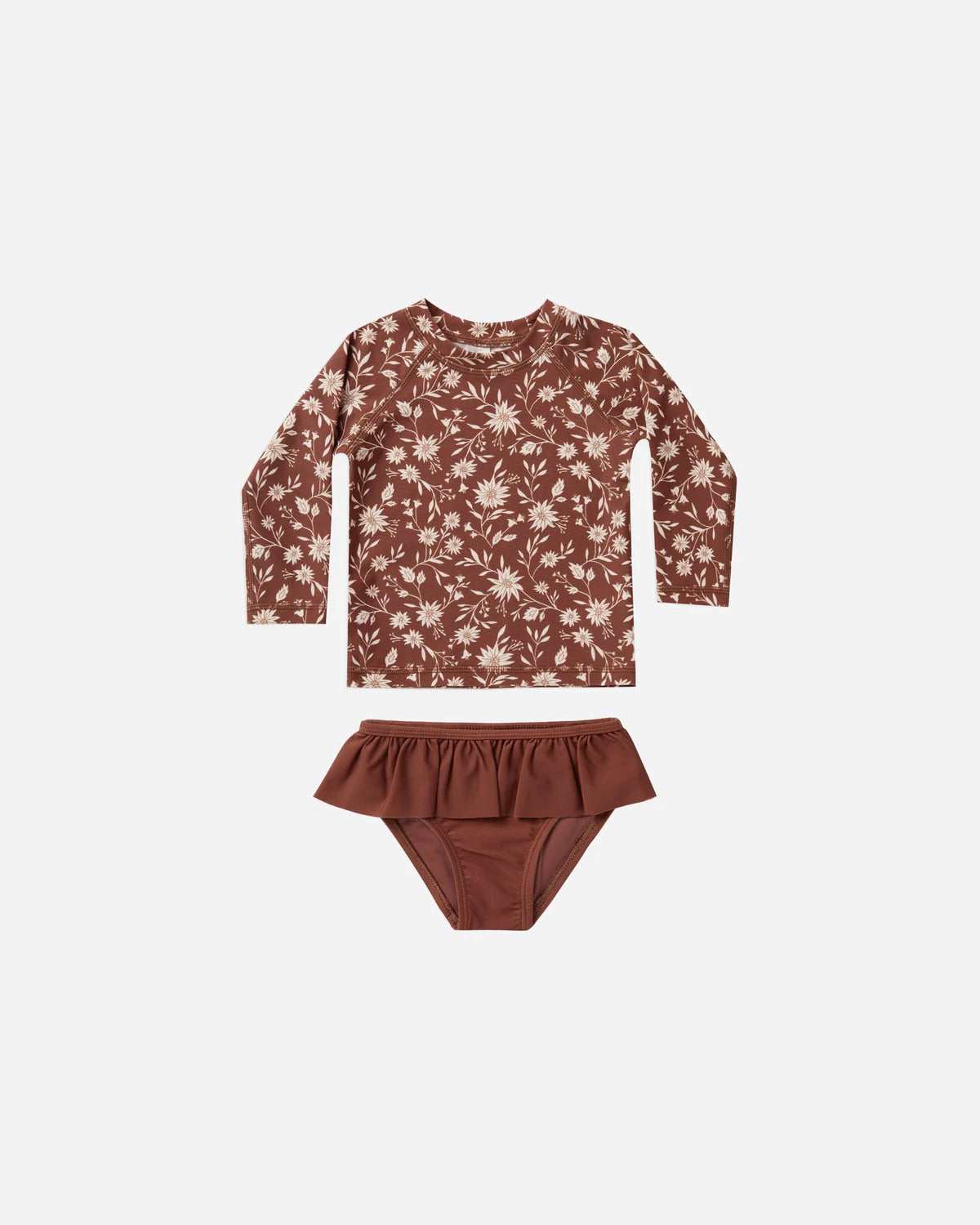 Rylee and Cru “Wild Floral” Rashguard Set : Size 2/3 to 6/7 Years