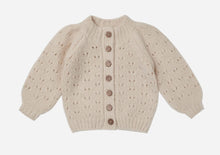 Load image into Gallery viewer, Rylee and Cru Tulip Sweater Cardigan in Natural : Size 2/3 to 10/12 Years
