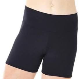 Mondor Black Long Dance Gymnastics Shorts (style # 1649) : sizes 2/4 to XL