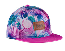 Load image into Gallery viewer, Deux Par Deux Purple and Blue Pineapple Ball Cap: Sizes Infant to 12 years
