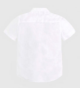 Mayoral Boys Short Sleeved Cotton Dress Shirt: Sizes 2 to 9