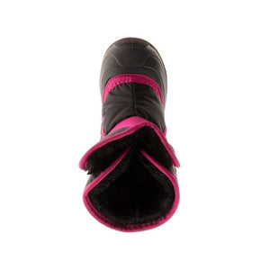 Kamik Snowbug Black and Rose Red Toddler Winter Boots : Size