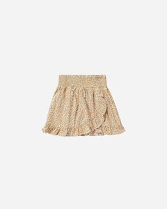 Rylee and Cru Ruffle Wrap Skirt in Marigold : Size 2/3 to 10/12