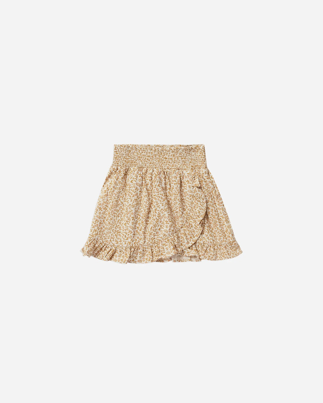 Rylee and Cru Ruffle Wrap Skirt in Marigold : Size 2/3 to 10/12