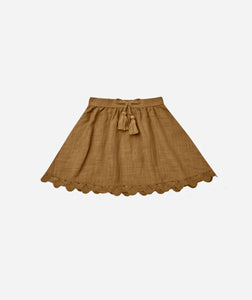 Rylee and Cru mini skirt in chartreuse : Size 2-12Y