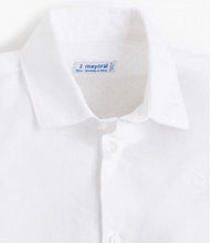 Load image into Gallery viewer, Mayoral Boys Short Sleeved Cotton Dress Shirt: Sizes 2 to 9

