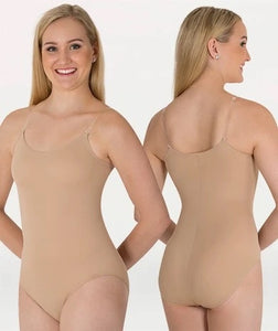Body Wrappers Versatile Nude Dance Camisole Leotard: