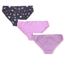 Load image into Gallery viewer, Nano Girls 3 Pack Underwear (Purple/Cat Theme) : Size 2/3 to 10/12
