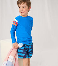 Load image into Gallery viewer, Hatley Block Whales Swim Trunks : Size 2 to 8 Years
