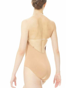 Mondor Nude Body Liner #11813 with Adjustable Clear Straps