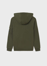 Load image into Gallery viewer, Mayoral Boys “Mountain Drive” Graphic Hoodie in Lichen Green : Size 8 to 18
