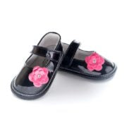 Jack & Little Baby Girl Black Patent MaryJanes in Sizes 6M to 36M