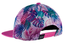 Load image into Gallery viewer, Deux Par Deux Purple and Blue Pineapple Ball Cap: Sizes Infant to 12 years
