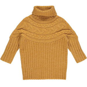 Vignette Samantha Knit Sweater In Colour Gold Size 8-16y